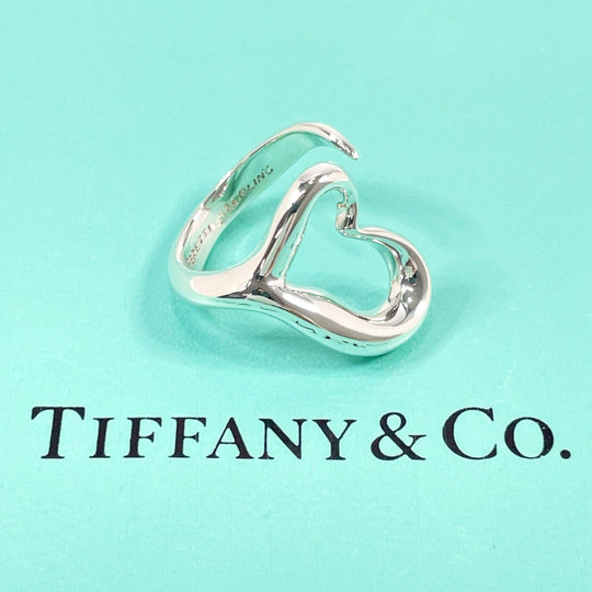TIFFANY&Co. Ring Sterling Silver Silver El Saperetti Open heart