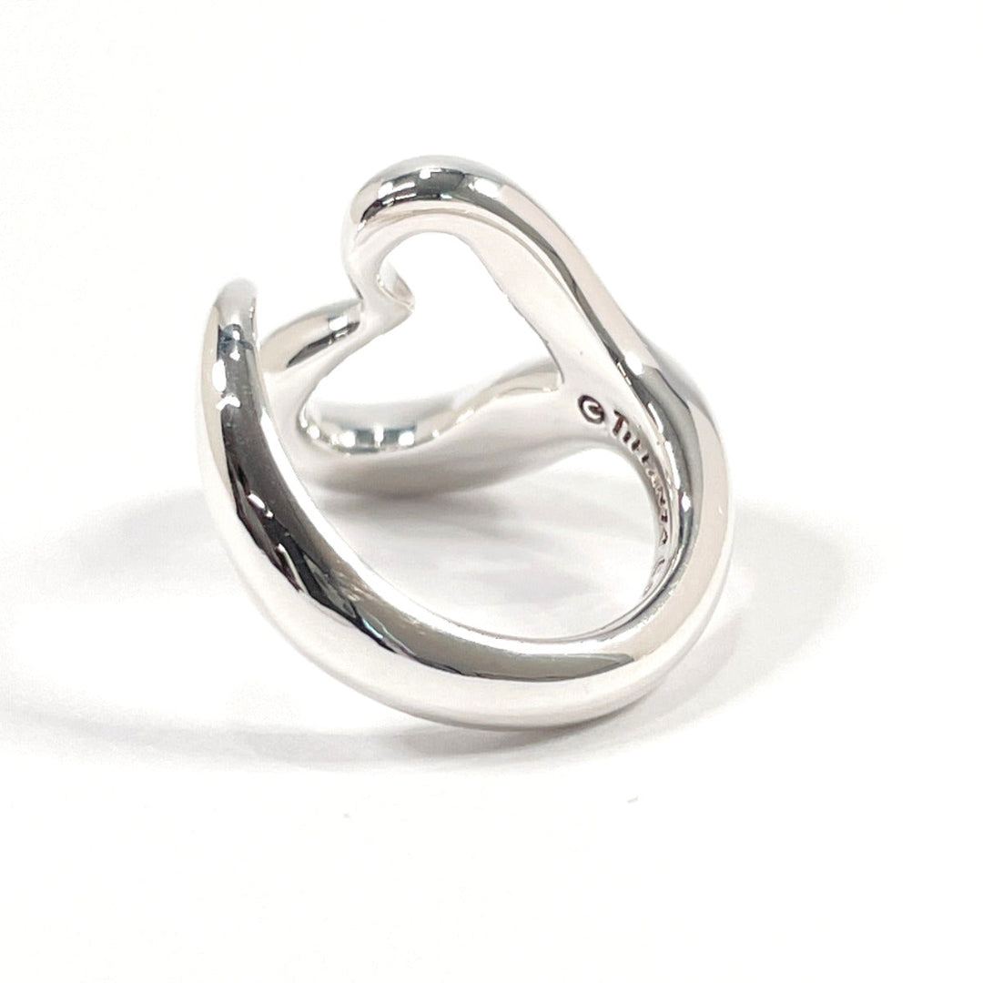 TIFFANY&Co. Ring Sterling Silver Silver El Saperetti Open heart