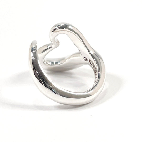 TIFFANY&Co. Ring Sterling Silver Silver El Saperetti Open heart