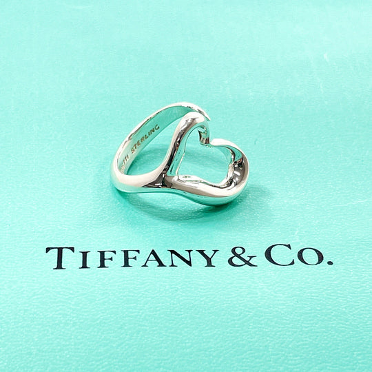 TIFFANY&Co. Ring Silver925 Silver El Saperetti Open heart