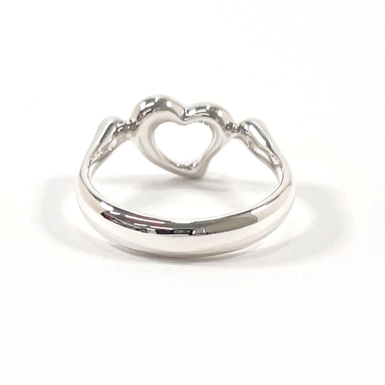 TIFFANY&Co. Ring Silver925 Silver El Saperetti Open heart Women Used Authentic