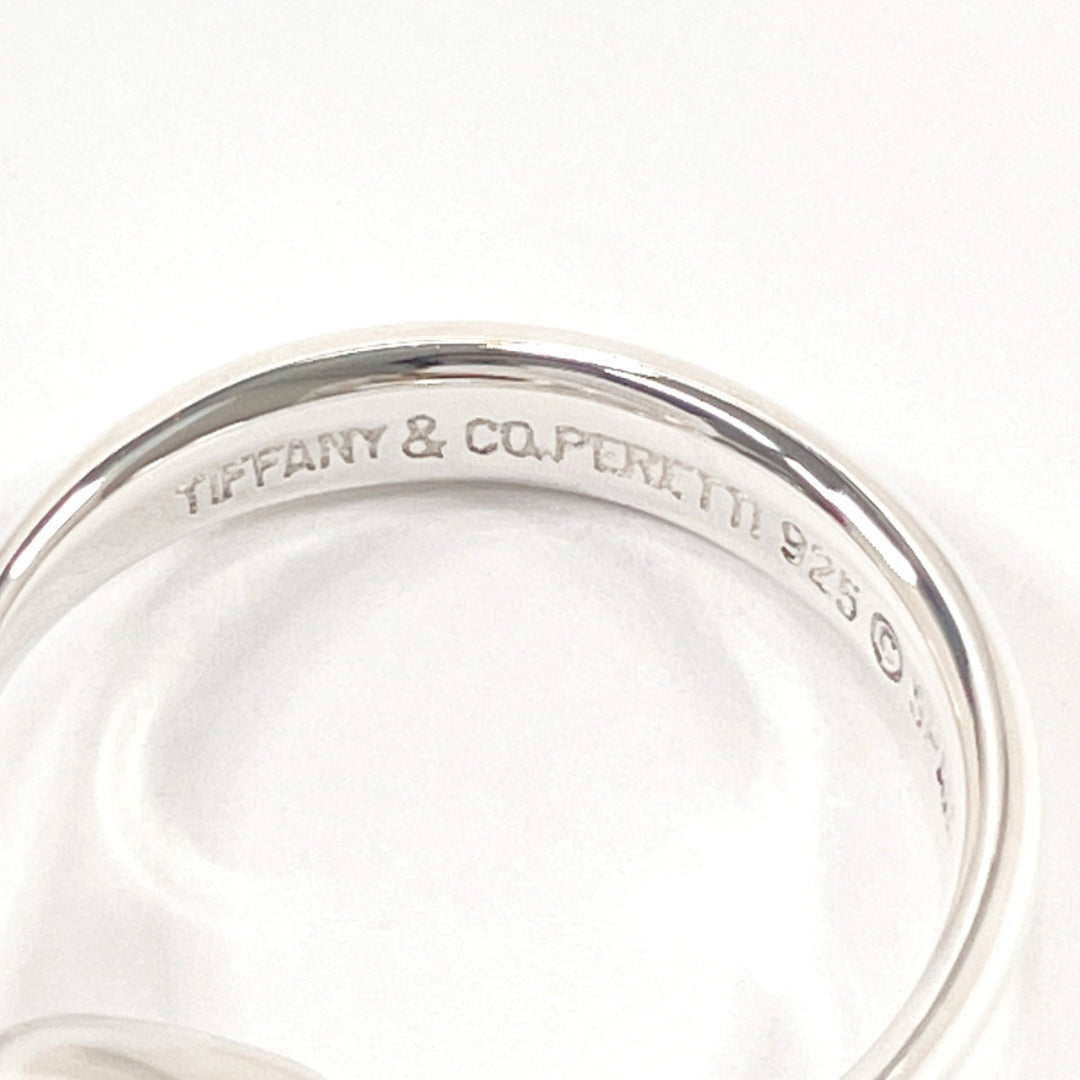 TIFFANY&Co. Ring Silver925 Silver El Saperetti Open heart Women Used Authentic