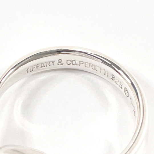 TIFFANY&Co. Ring Silver925 Silver El Saperetti Open heart Women Used Authentic