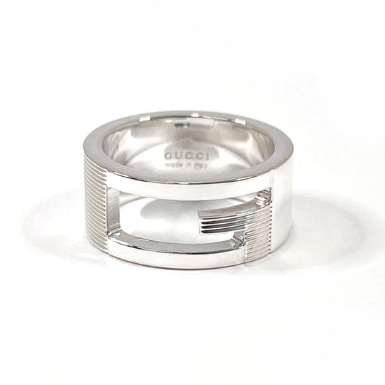 GUCCI Ring Silver925 Silver Branded Cutout G