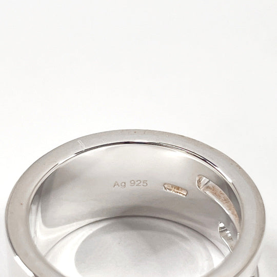 GUCCI Ring Silver925 Silver Branded Cutout G