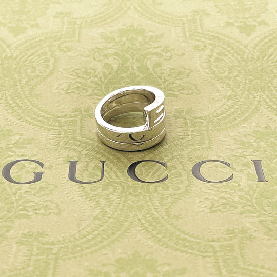 GUCCI Ring Silver925 Silver G logo snake 9