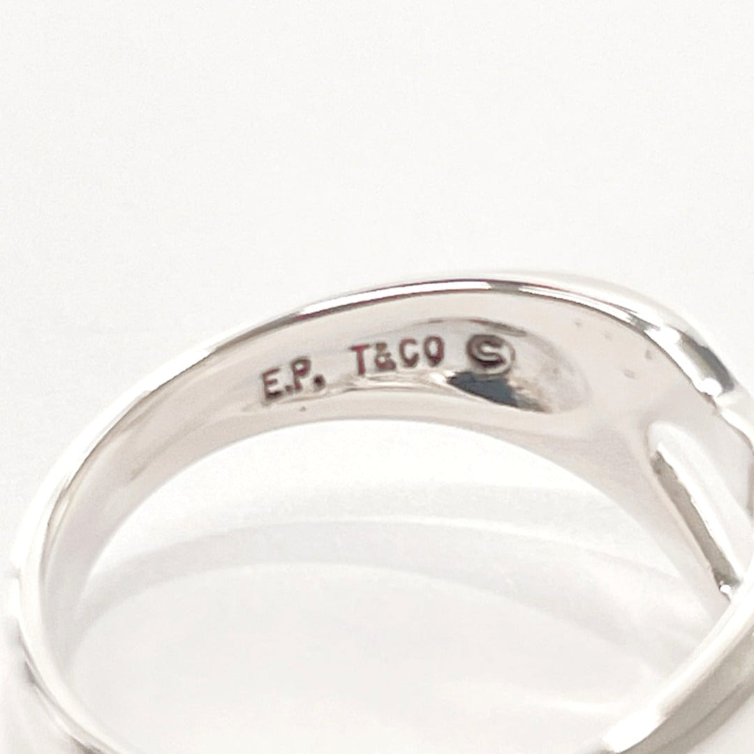 TIFFANY&Co. Ring Sterling Silver Silver El Saperetti Open heart Women Used Authentic