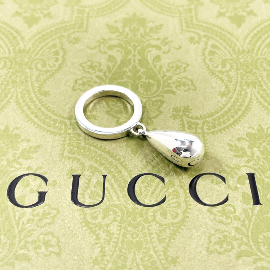 GUCCI Ring Silver925 Silver teardrop Women Used Authentic