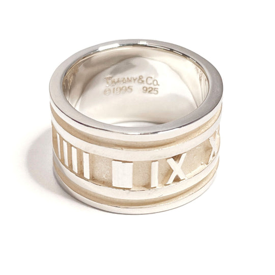 TIFFANY&Co. Ring Silver925 Silver Atlas Women Used Authentic