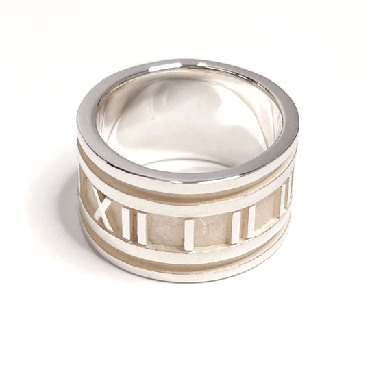 TIFFANY&Co. Ring Silver925 Silver Atlas Women Used Authentic