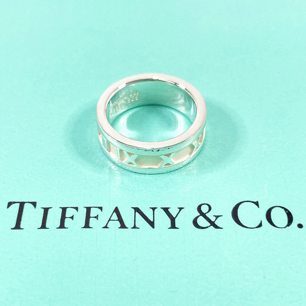 TIFFANY&Co. Ring Silver925 Silver Atlas Women Used Authentic