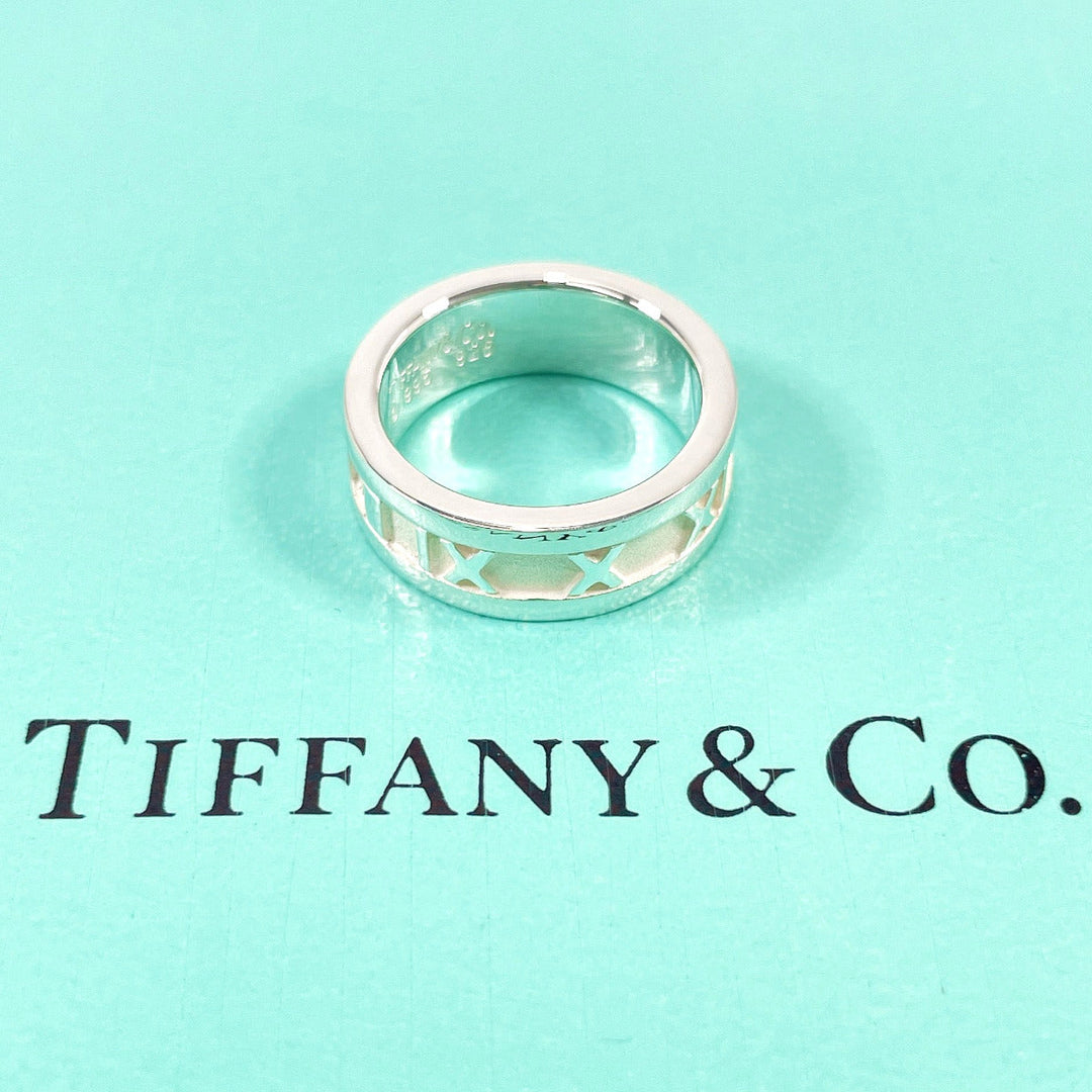 TIFFANY&Co. Ring Silver925 Silver Atlas Women Used Authentic
