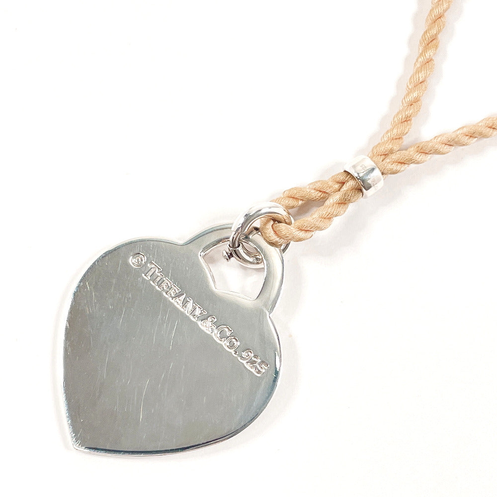 TIFFANY&Co. Necklace Silver925 Silver Heart tag Return to