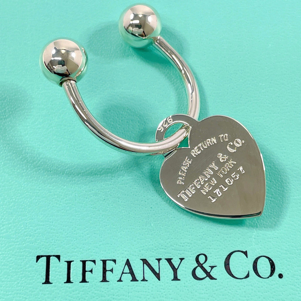 TIFFANY&Co. key ring Silver925 Silver Return to heart tag key ring