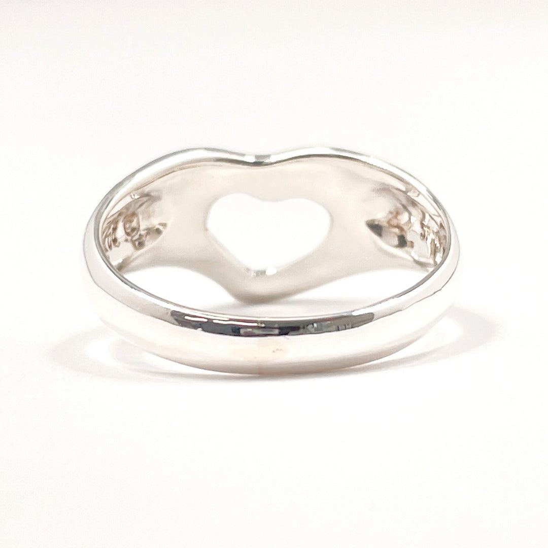 TIFFANY&Co. Ring Sterling Silver Silver El Saperetti Open heart