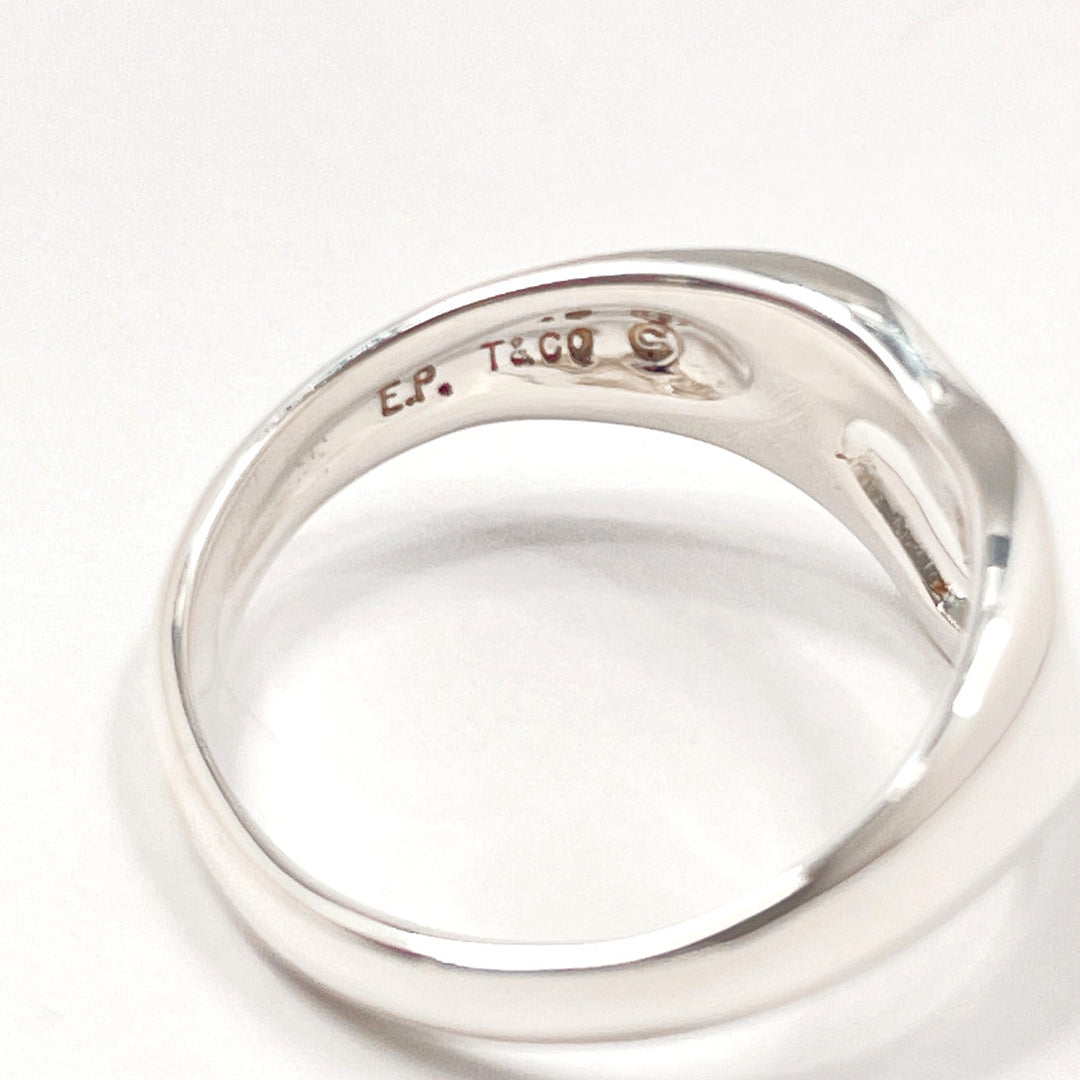 TIFFANY&Co. Ring Sterling Silver Silver El Saperetti Open heart