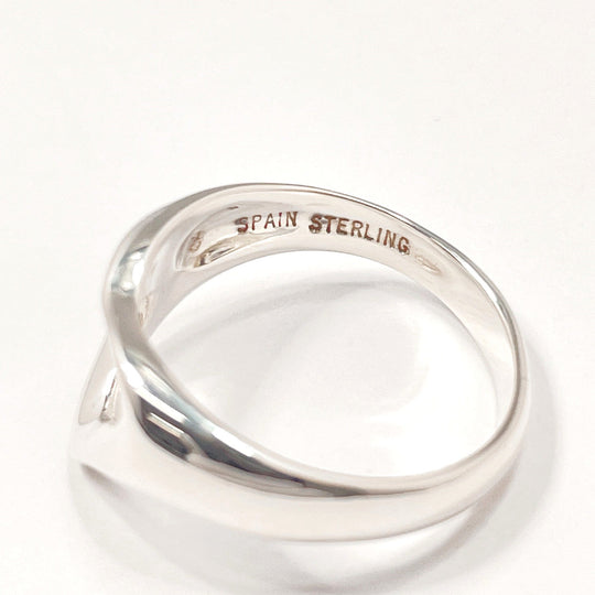 TIFFANY&Co. Ring Sterling Silver Silver El Saperetti Open heart