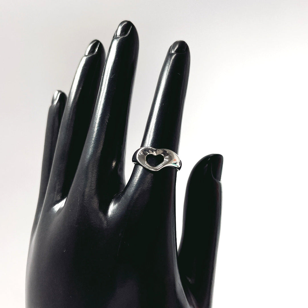 TIFFANY&Co. Ring Sterling Silver Silver El Saperetti Open heart