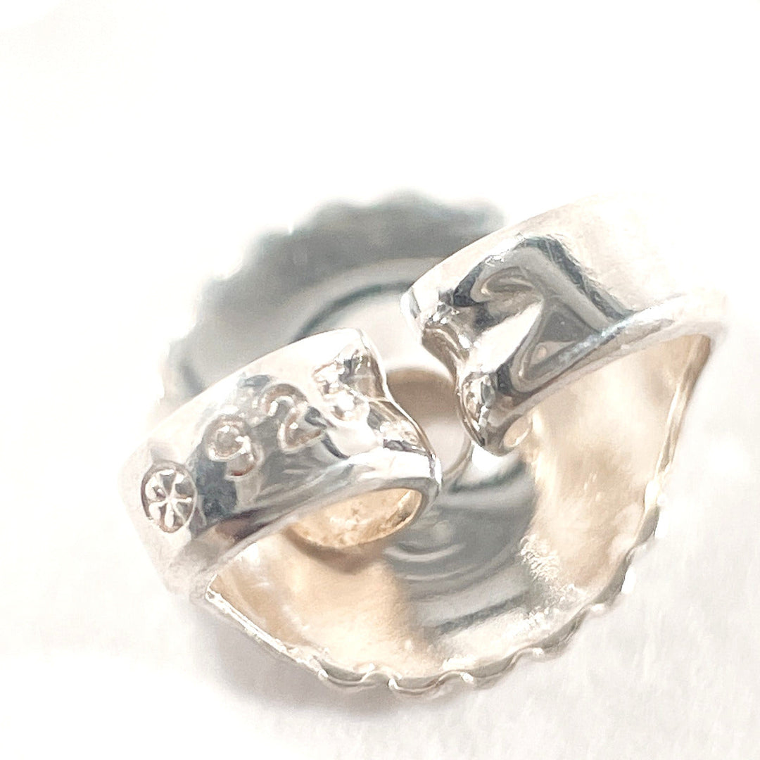 CHANEL Pierce Silver925 Silver Clover