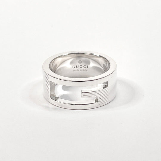 GUCCI Ring Silver925 Silver Branded Cutout G