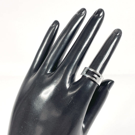 GUCCI Ring Silver925 Silver Branded Cutout G