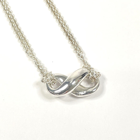 TIFFANY&Co. Necklace Silver925 Silver Infinity Women Used Authentic