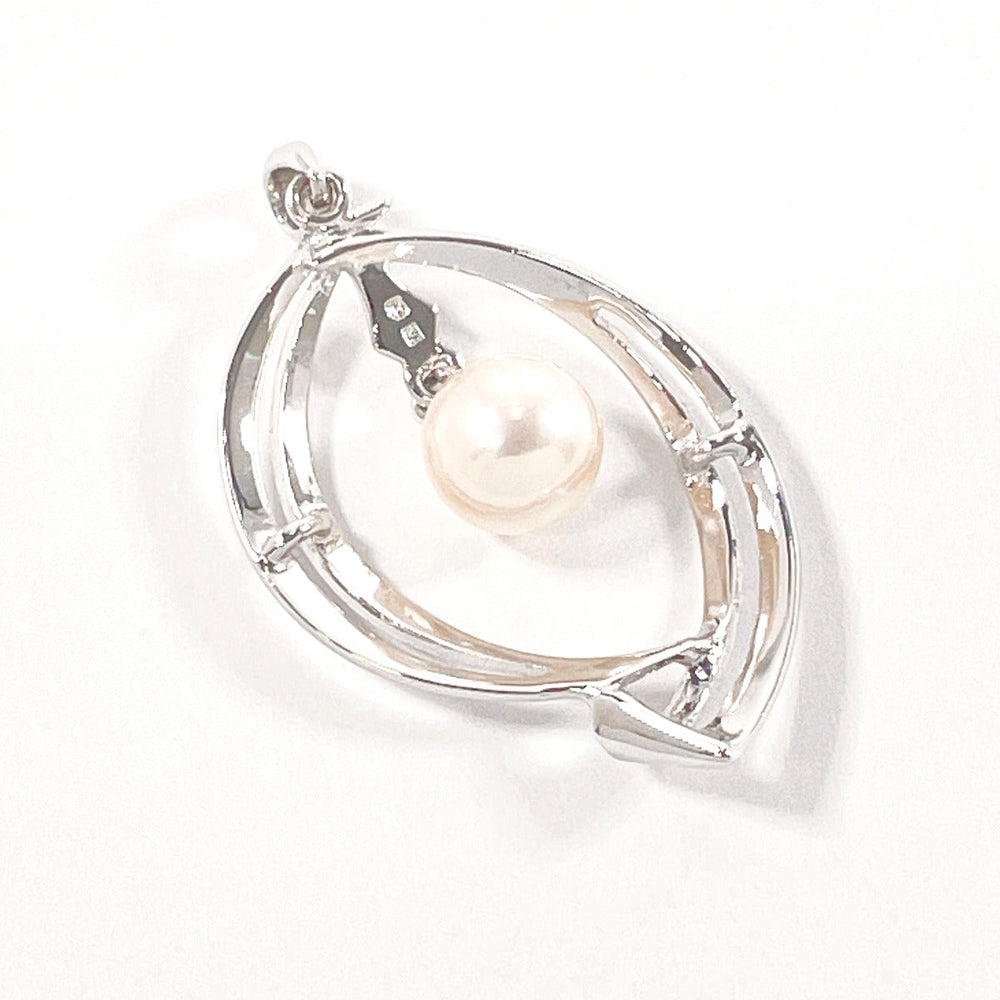 MIKIMOTO Pendant top Silver, Akoya Pearl Silver