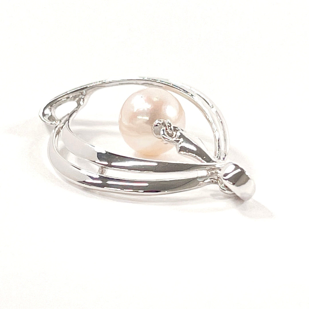 MIKIMOTO Pendant top Silver, Akoya Pearl Silver
