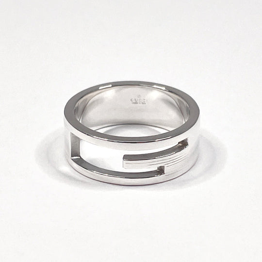 GUCCI Ring Silver925 Silver Branded Cutout G