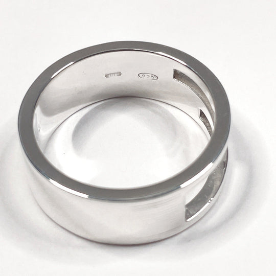 GUCCI Ring Silver925 Silver Branded Cutout G