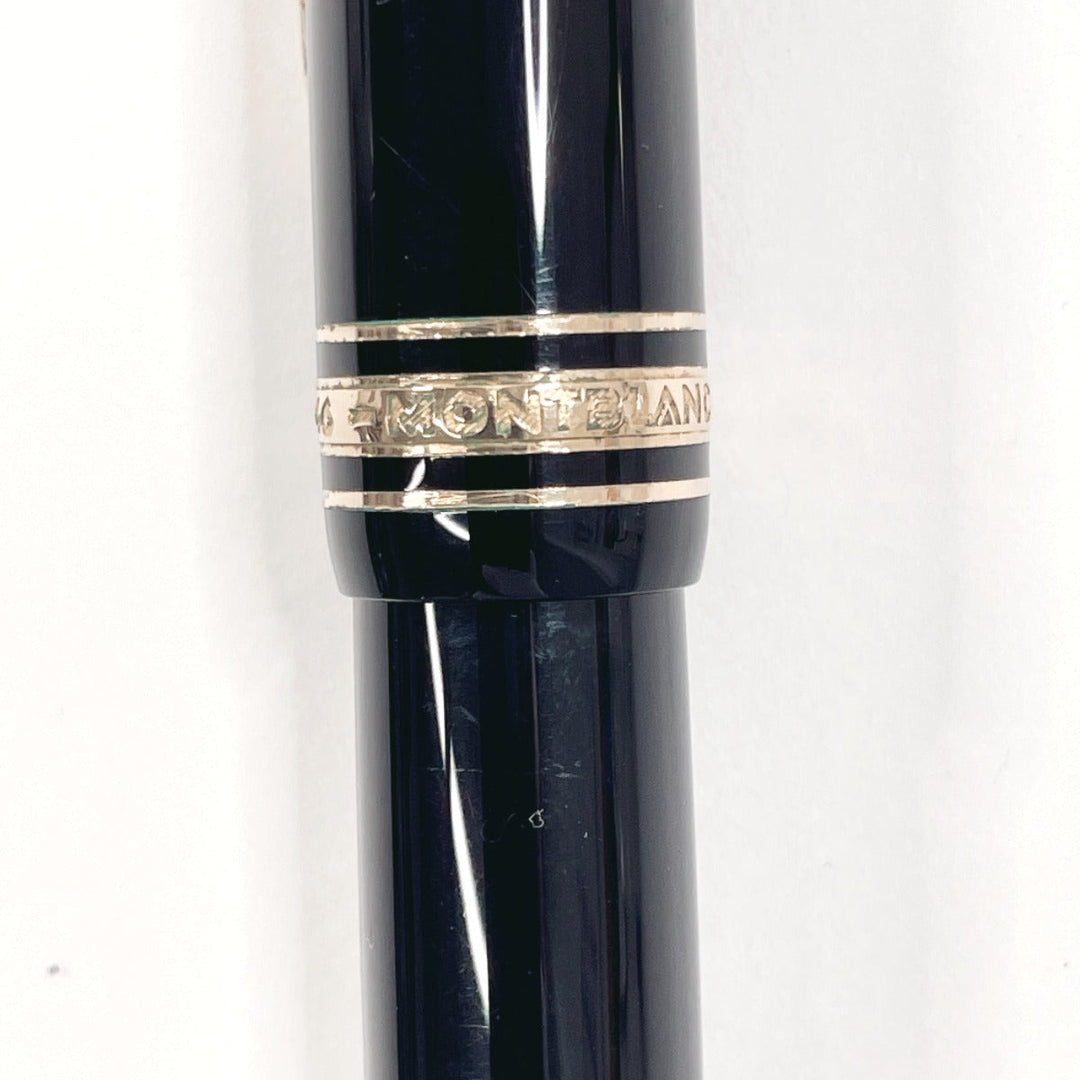 MONTBLANC fountain pen Synthetic resin, 14K gold black Meisterstck 146 mens Used Authentic