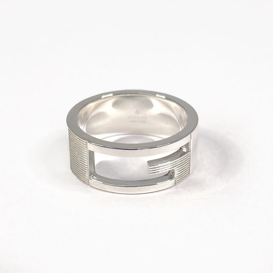 GUCCI Ring Silver925 Silver Branded Cutout G