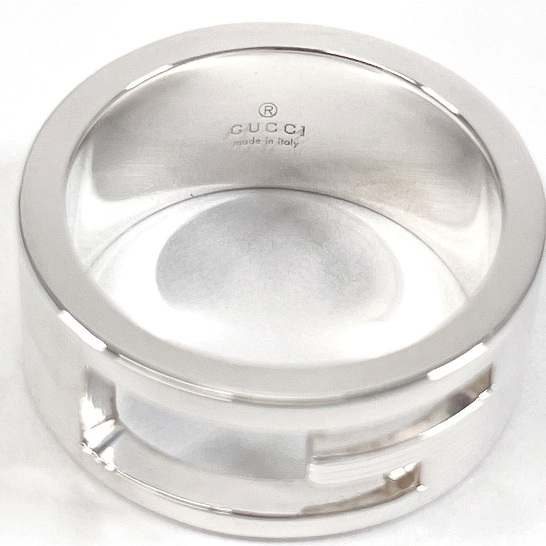 GUCCI Ring Silver925 Silver Branded Cutout G