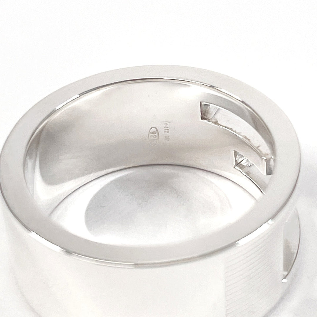 GUCCI Ring Silver925 Silver Branded Cutout G