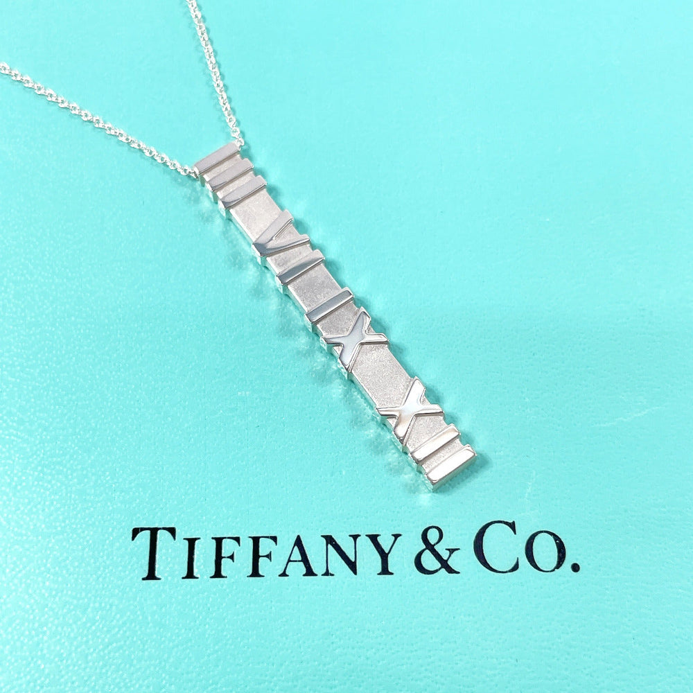 TIFFANY&Co. Necklace Silver925 Silver Atlas bar