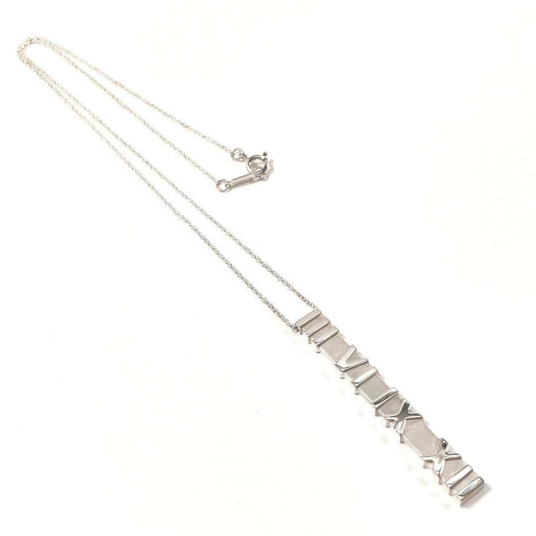 TIFFANY&Co. Necklace Silver925 Silver Atlas bar