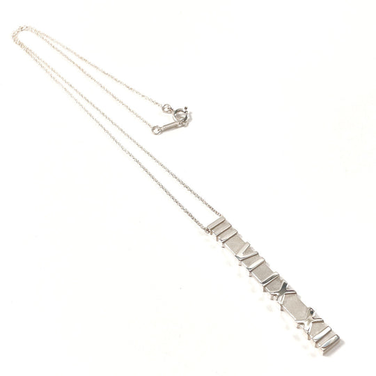 TIFFANY&Co. Necklace Silver925 Silver Atlas bar