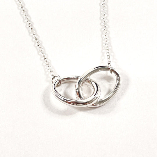 TIFFANY&Co. Necklace Silver925 Silver Double loop El Saperetti