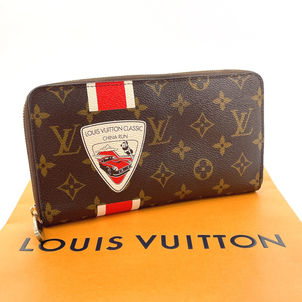 LOUIS VUITTON Long Wallet Purse M66553 Monogram canvas Brown China Run Zippy Organizer