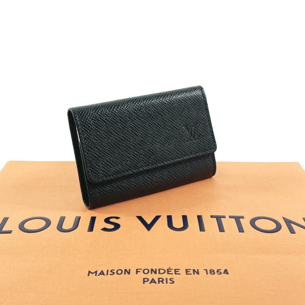 LOUIS VUITTON Key case Key holder  M30534 Taiga green Multicles6