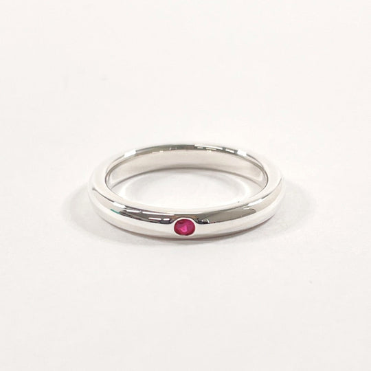 TIFFANY&Co. Ring Silver925, Ruby Silver El Saperetti Stacking band