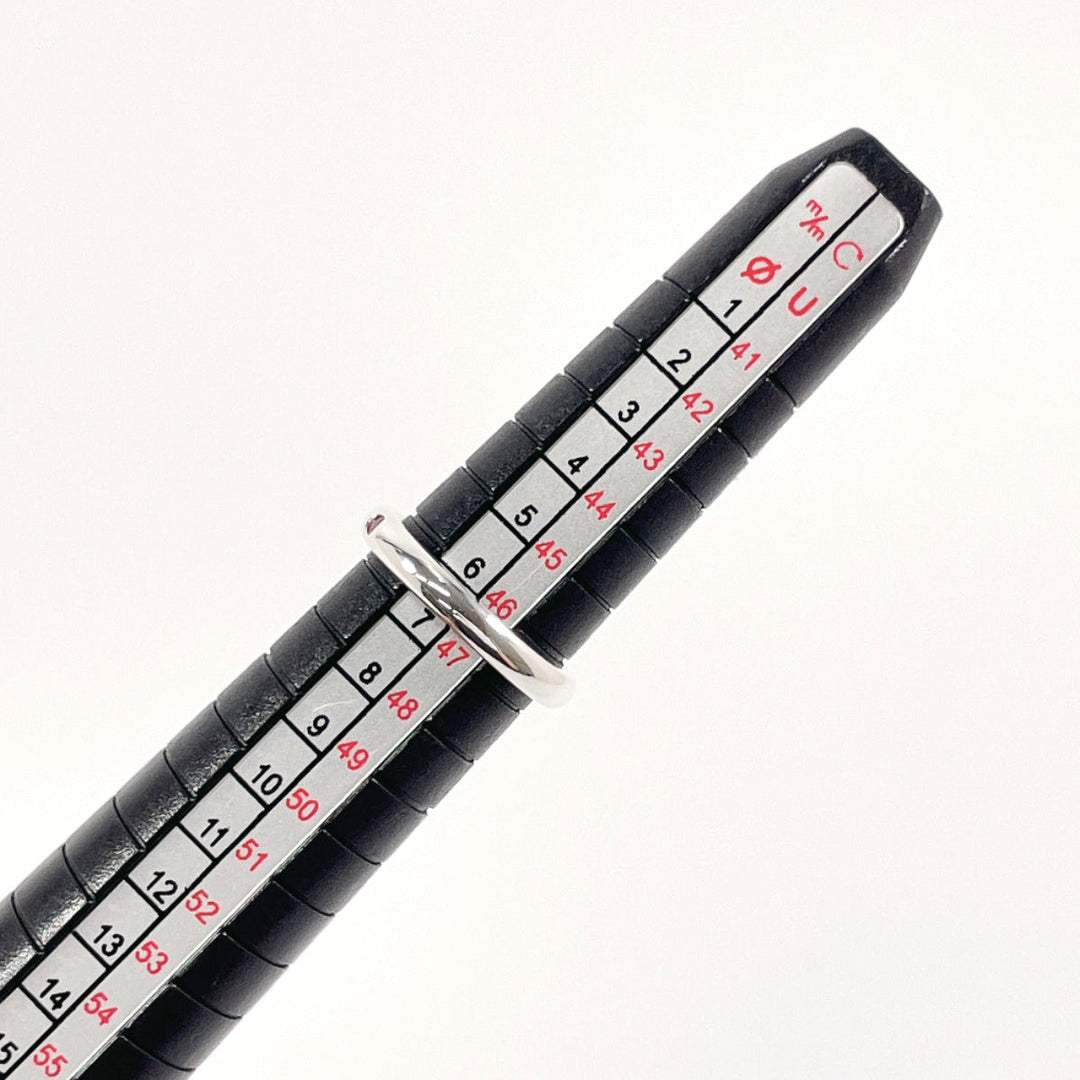TIFFANY&Co. Ring Silver925, Ruby Silver El Saperetti Stacking band