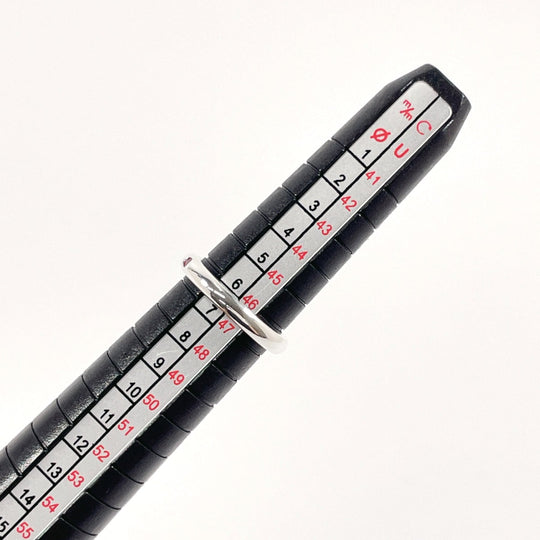 TIFFANY&Co. Ring Silver925, Ruby Silver El Saperetti Stacking band