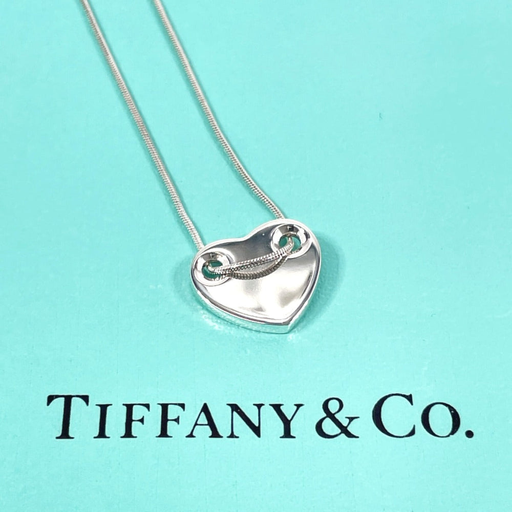 TIFFANY&Co. Necklace Silver925 Silver Snake Chain Heart plate