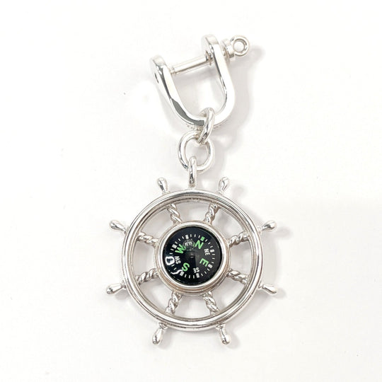 TIFFANY&Co. key ring Silver925 Silver compass