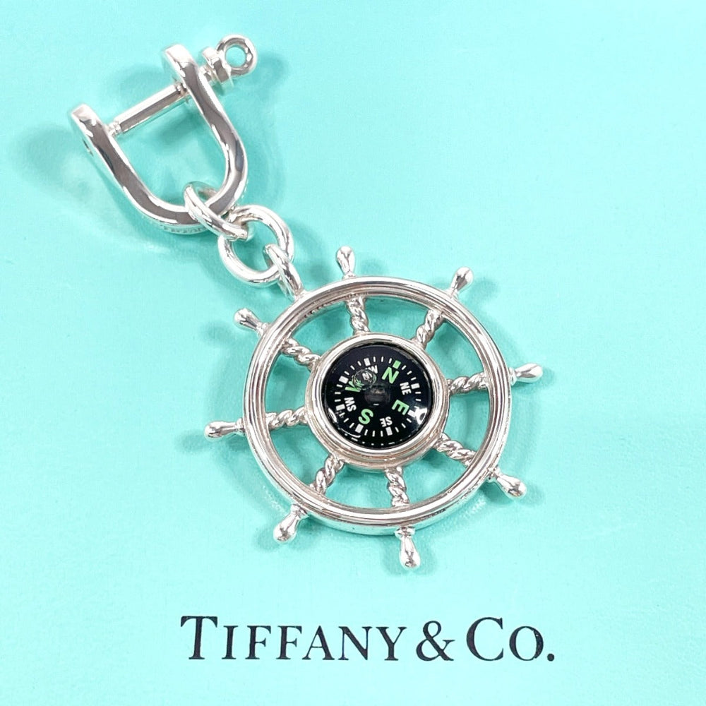 TIFFANY&Co. key ring Silver925 Silver compass