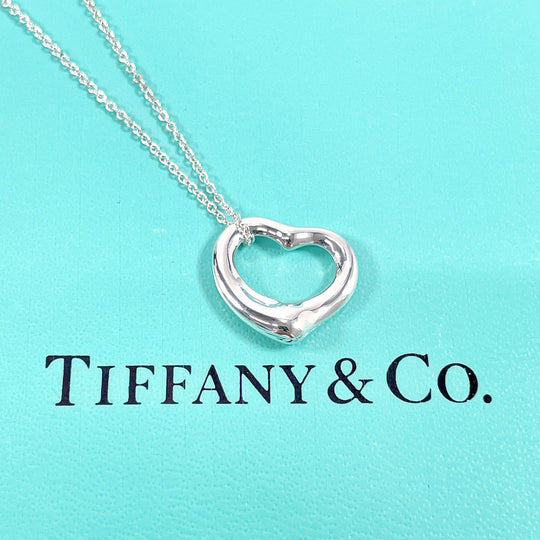 TIFFANY&Co. Necklace Silver925 Silver El Saperetti Open heart