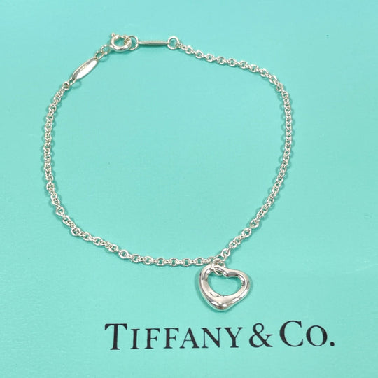 TIFFANY&Co. bracelet Silver925 Silver El Saperetti Open heart