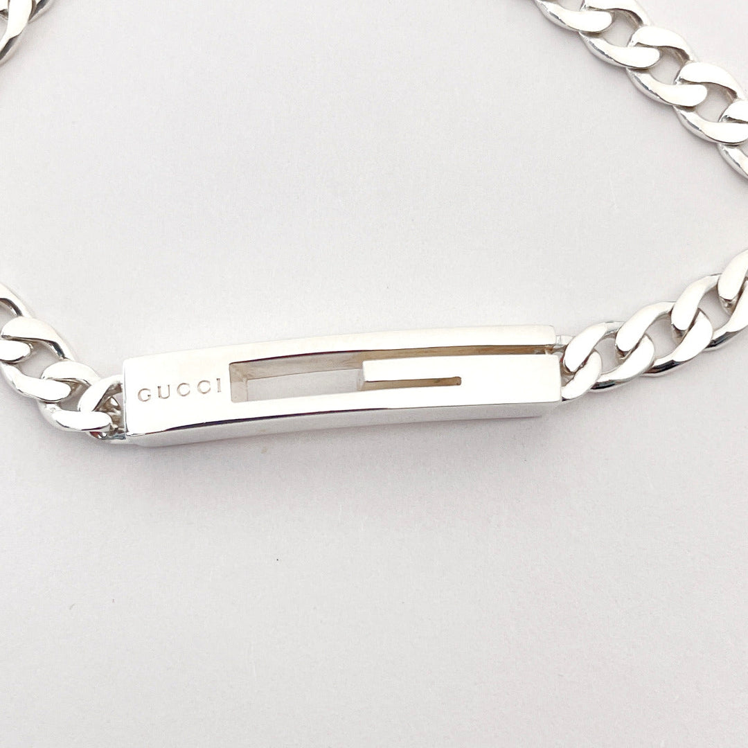 GUCCI bracelet Silver925 Silver Cutout G 16