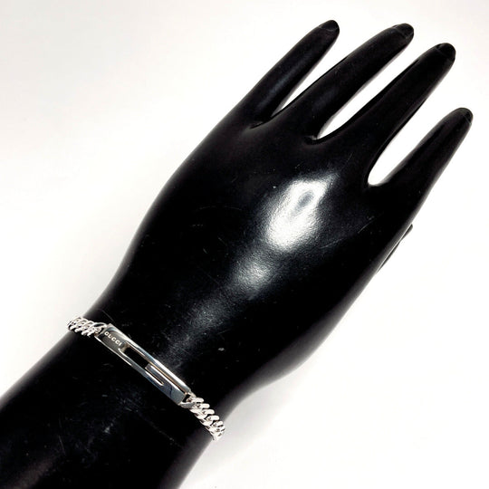GUCCI bracelet Silver925 Silver Cutout G 16